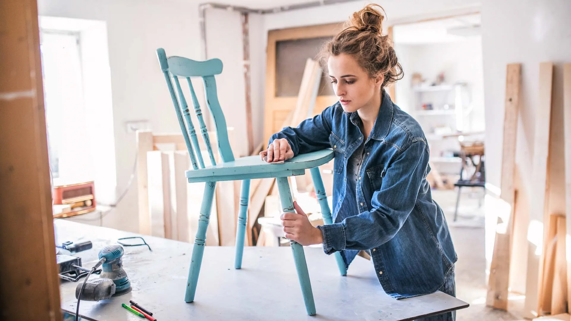 Kényelmes bútorok, saját kezűleg